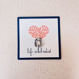 *Silver Cat Charm* KEEP COLLECTIVE Retired Rare and Hard to Find